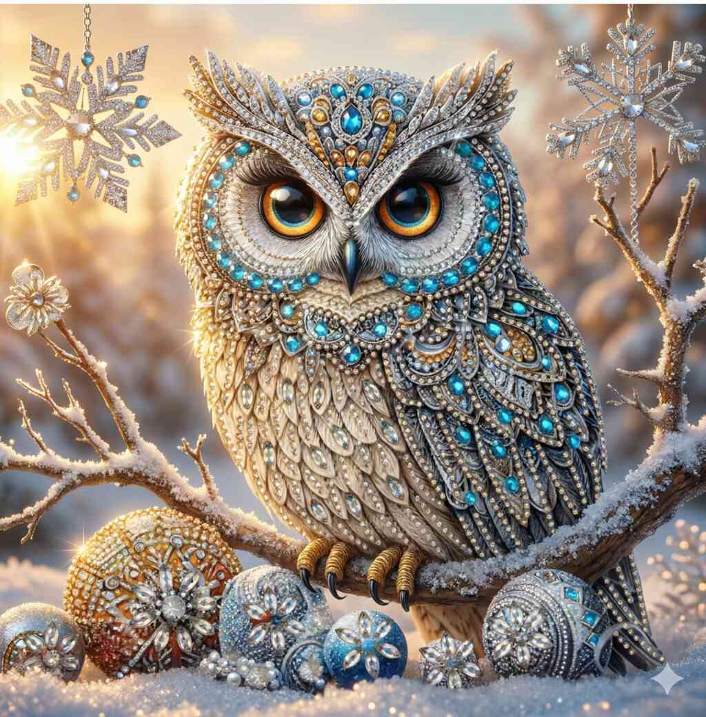 Diamond Painting - Die Kristall Eule