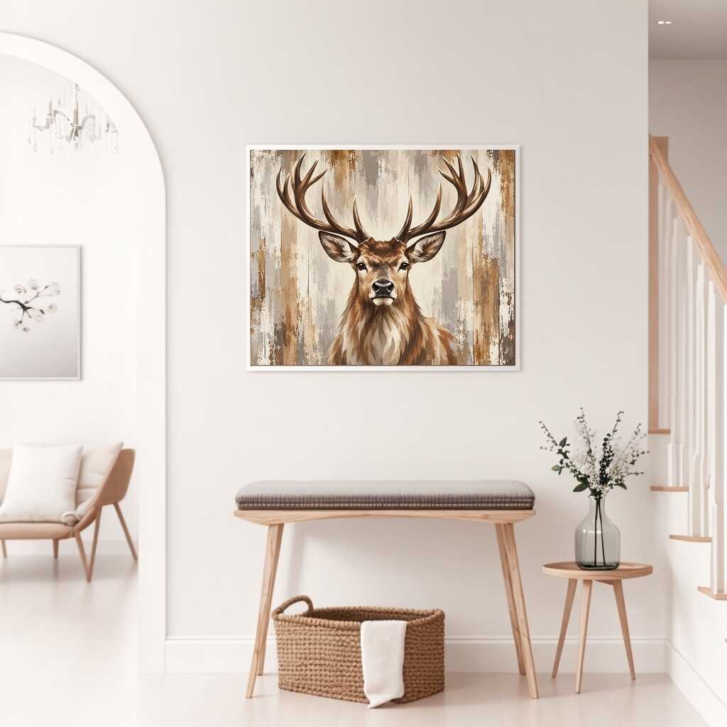 Diamond Painting - König der Wildnis, in braun
