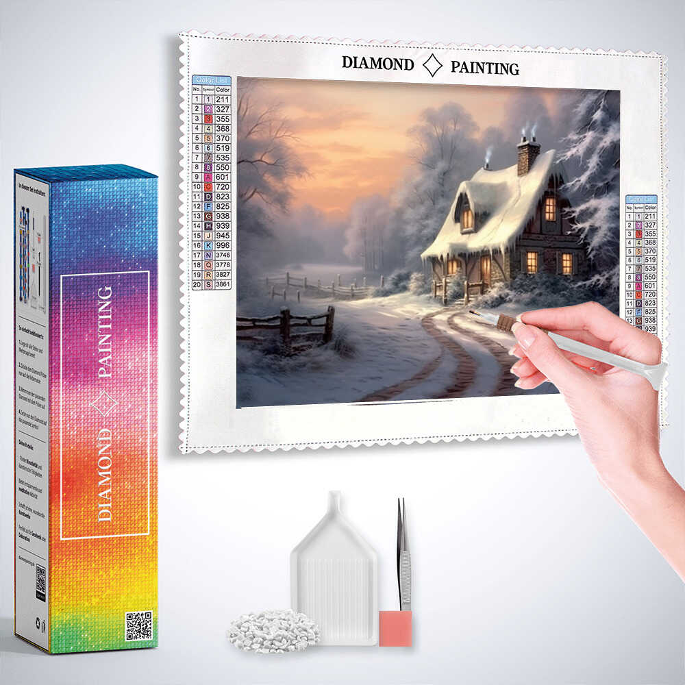 Diamond Painting - Winterliches Geheimnis