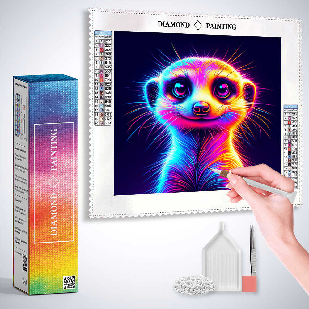 Diamond Painting - Farbenfrohes Leuchten