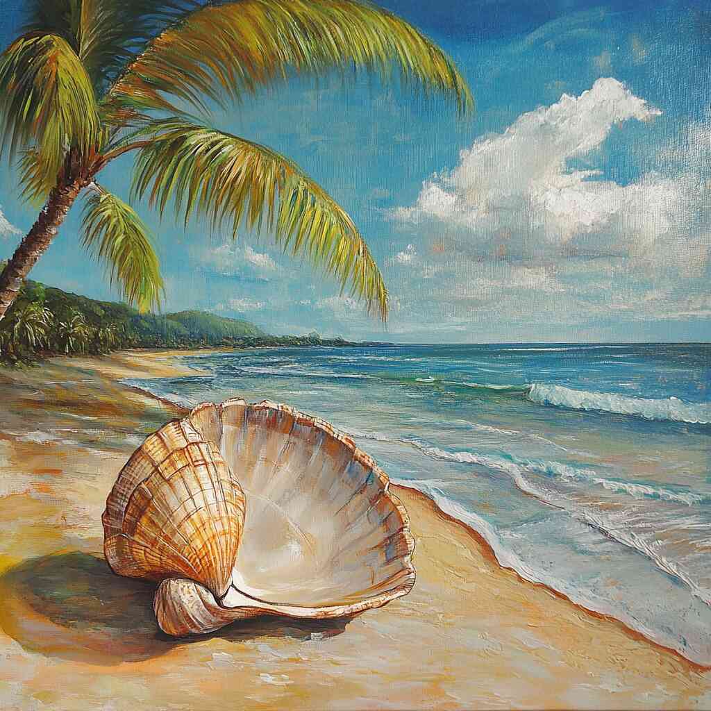 Diamond Painting - Muschelflüstern am Paradiesstrand