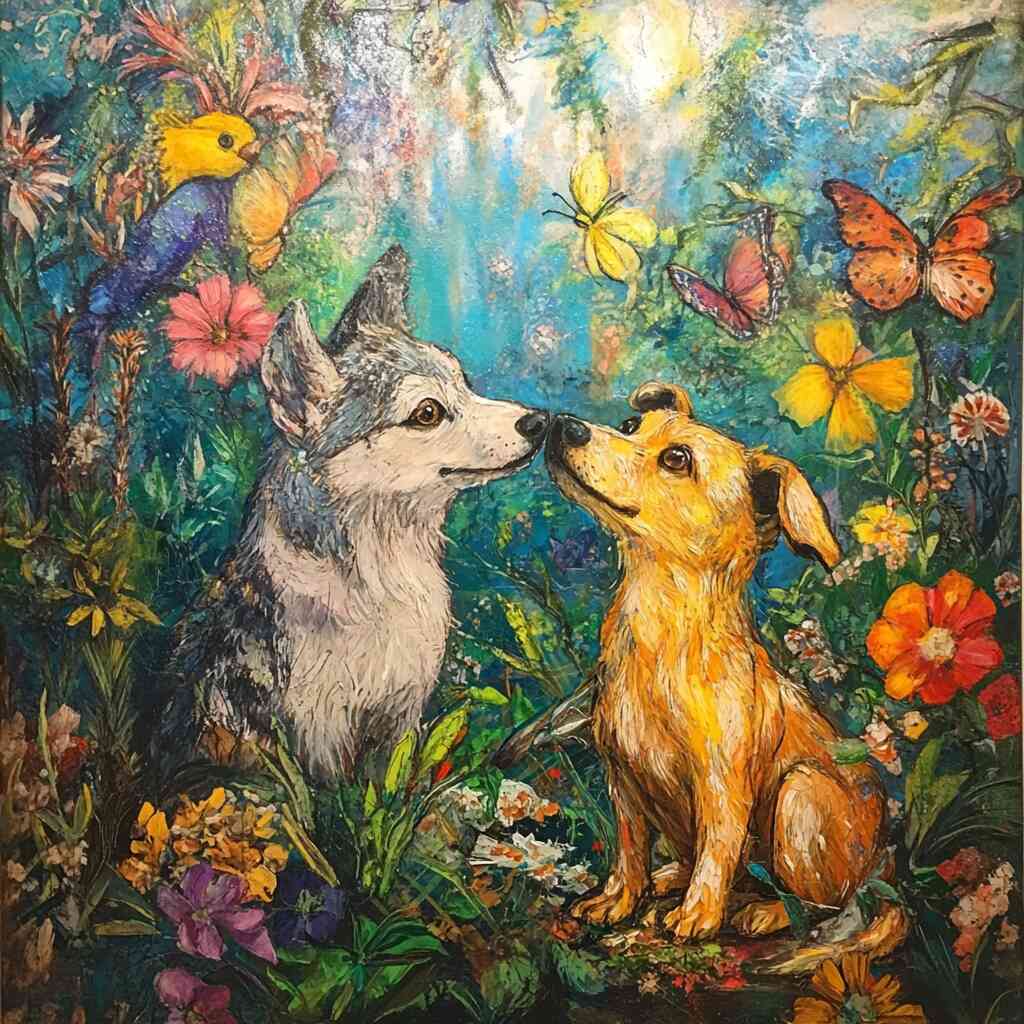 Diamond Painting - Magischer Moment im Blütengarten