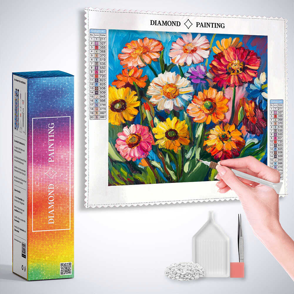 Diamond Painting - Farbexplosion des Sommers