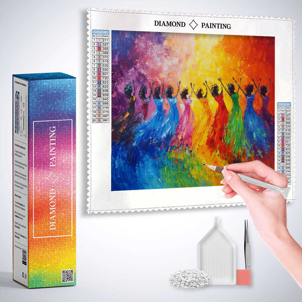 Diamond Painting - Tanz des Lichts