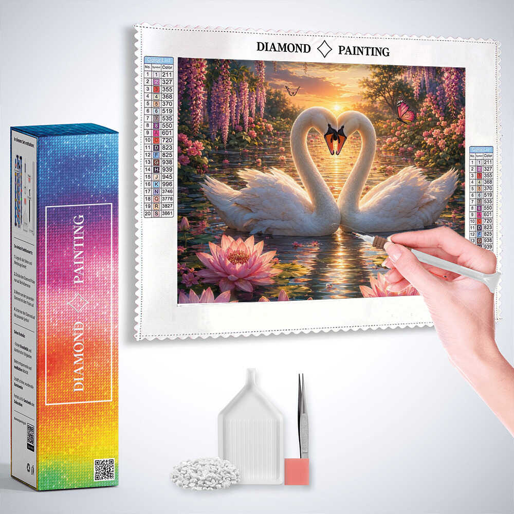 Diamond Painting - Herz der Dämmerung
