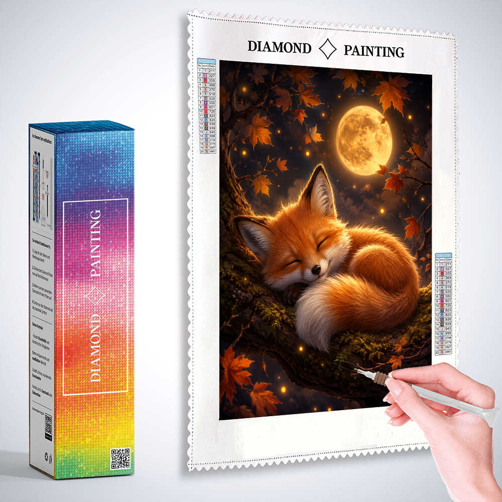 Diamond Painting - Mondnachtträume