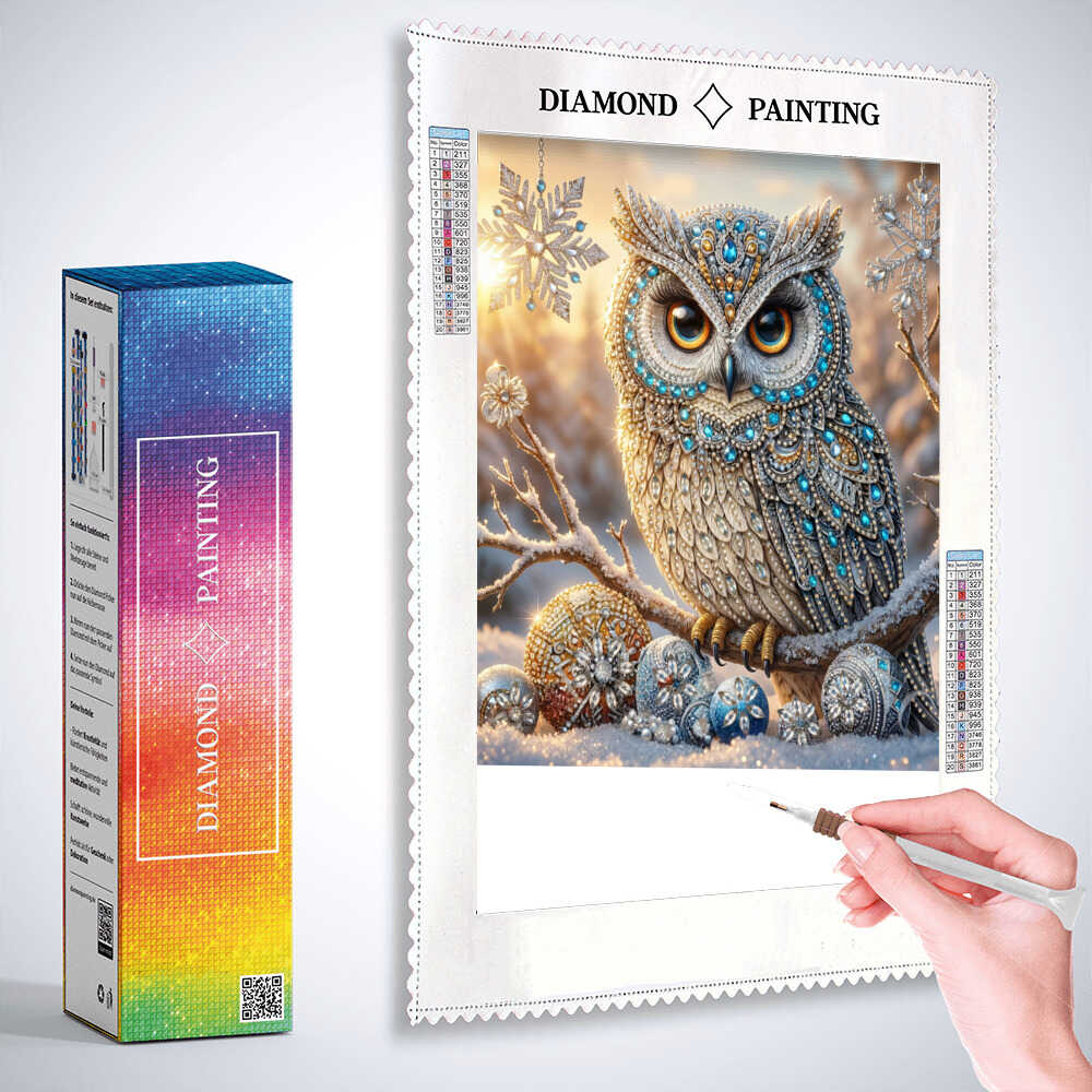 Diamond Painting - Die Kristall Eule
