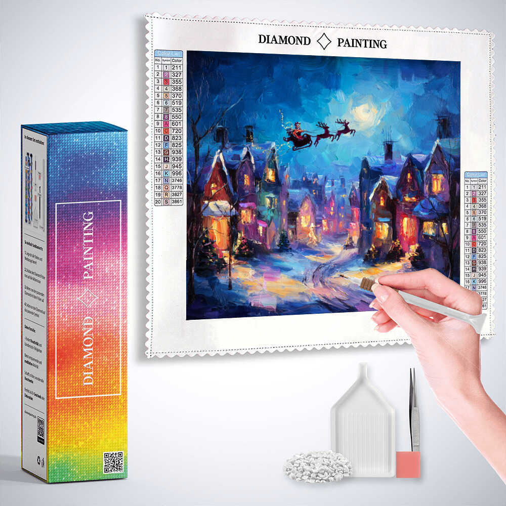 Diamond Painting - Magische Winternacht