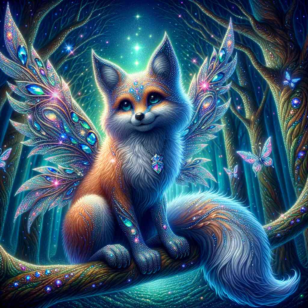 Diamond Painting - Zauberwald Begegnung