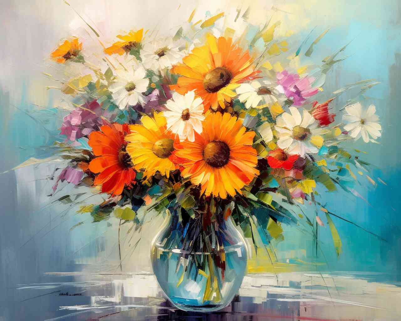 Diamond Painting - Farbenfreude im Glas