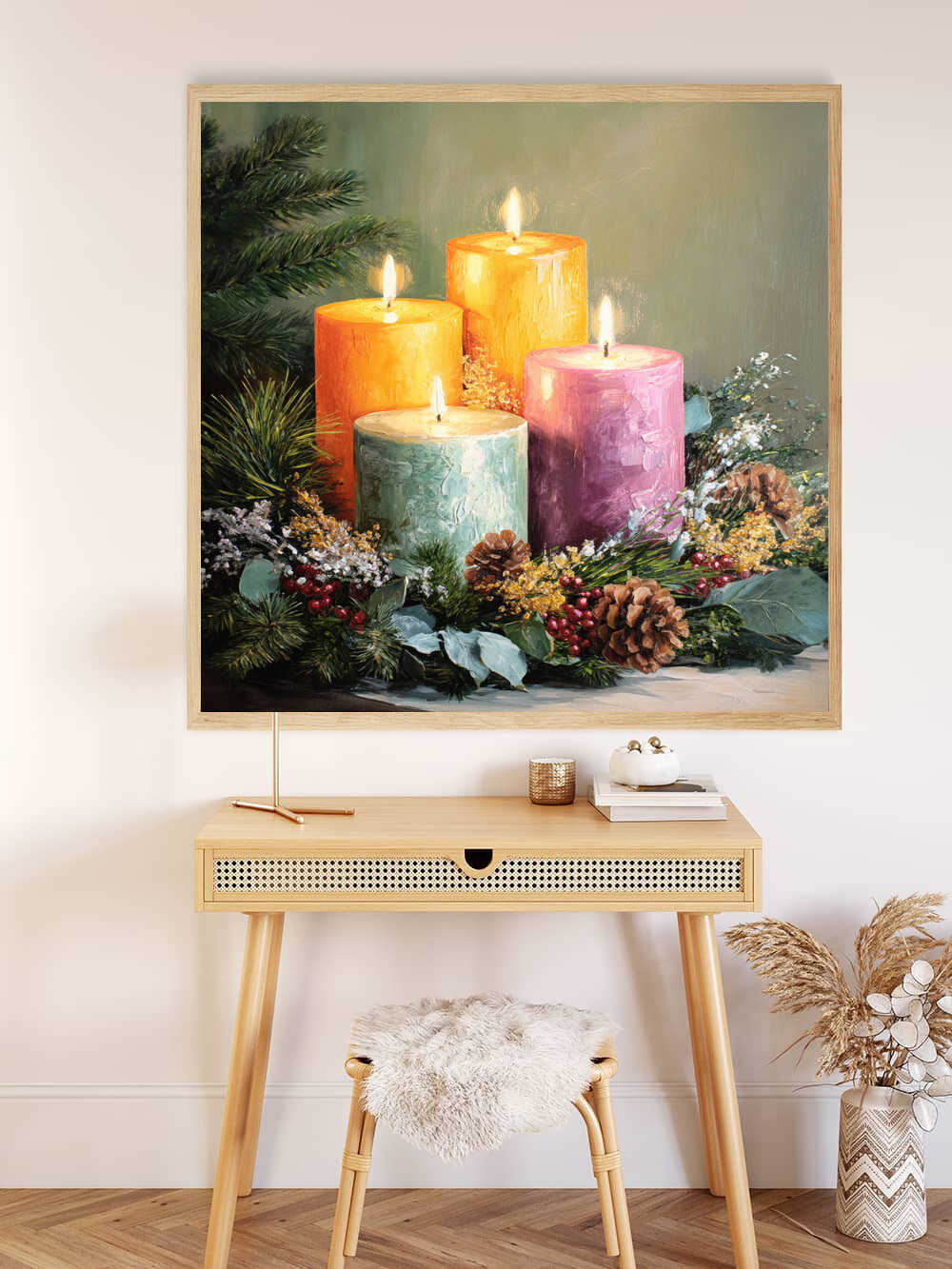 Diamond Painting - Lichterzauber der Weihnacht
