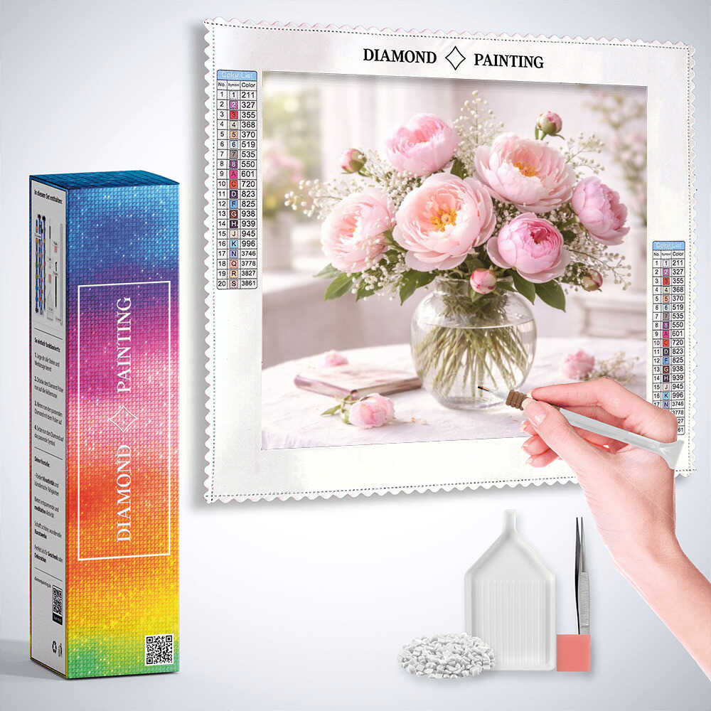 Diamond Painting - Frühlingszauber – Romantik in Pastell