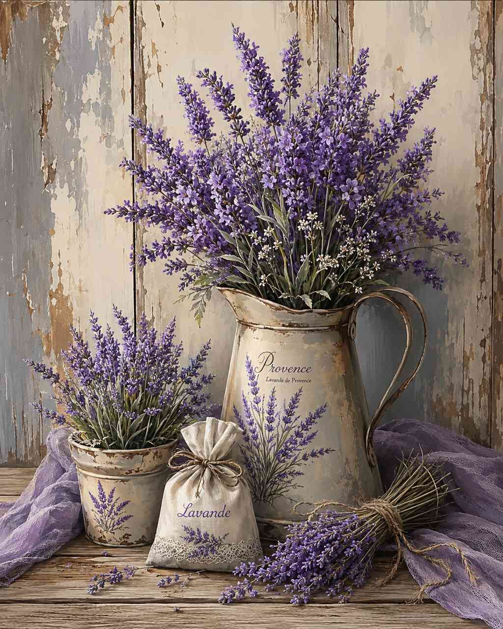Diamond Painting - Lavendelträume der Provence