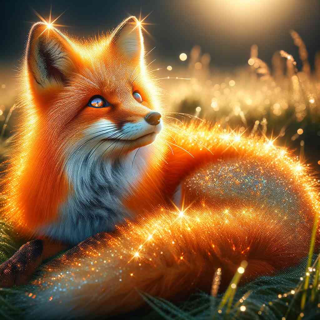 Diamond Painting - Funkelnde Träume vom Fuchs