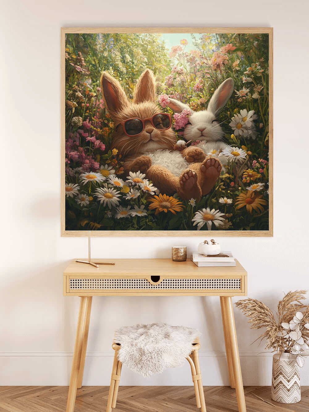 Diamond Painting - Sonnenbaden im Blütentraum