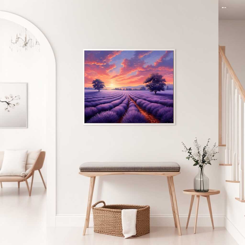 Diamond Painting - Lavendeltraum am Horizont