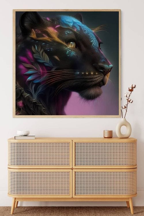Diamond Painting - Panter Portrait