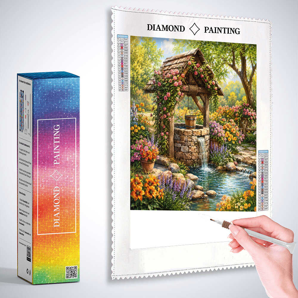 Diamond Painting - Der Zauberhafte Brunnen