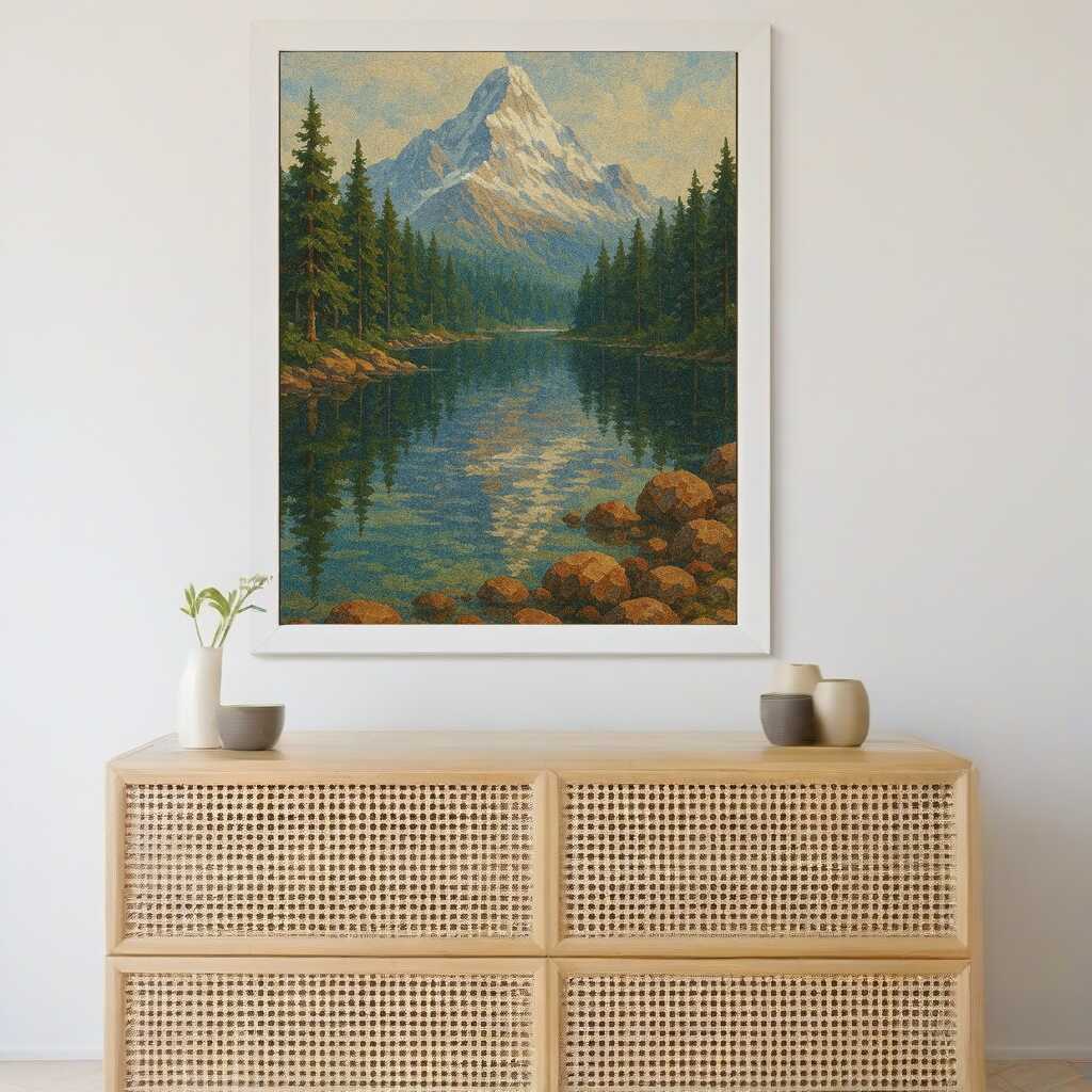 Diamond Painting - Spiegel der Stille