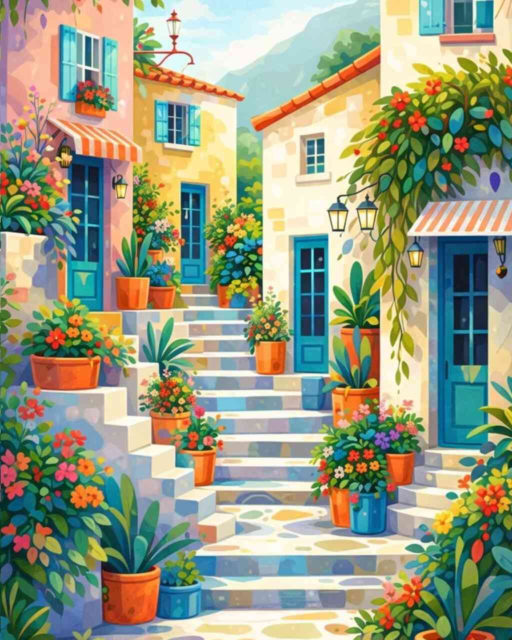 Diamond Painting - Sonnengeküsste Idylle