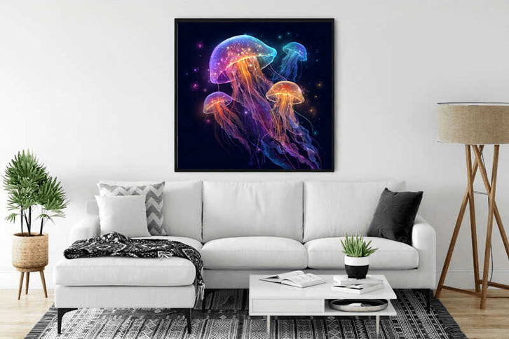 Diamond Painting - Leuchtende Träumereien der Tiefe