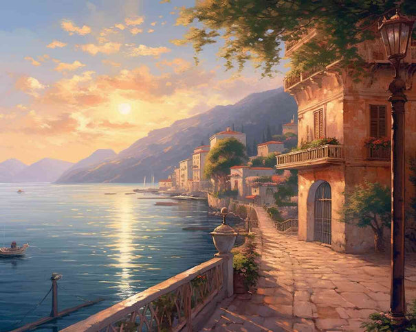 Diamond Painting - Mediterranes Erwachen