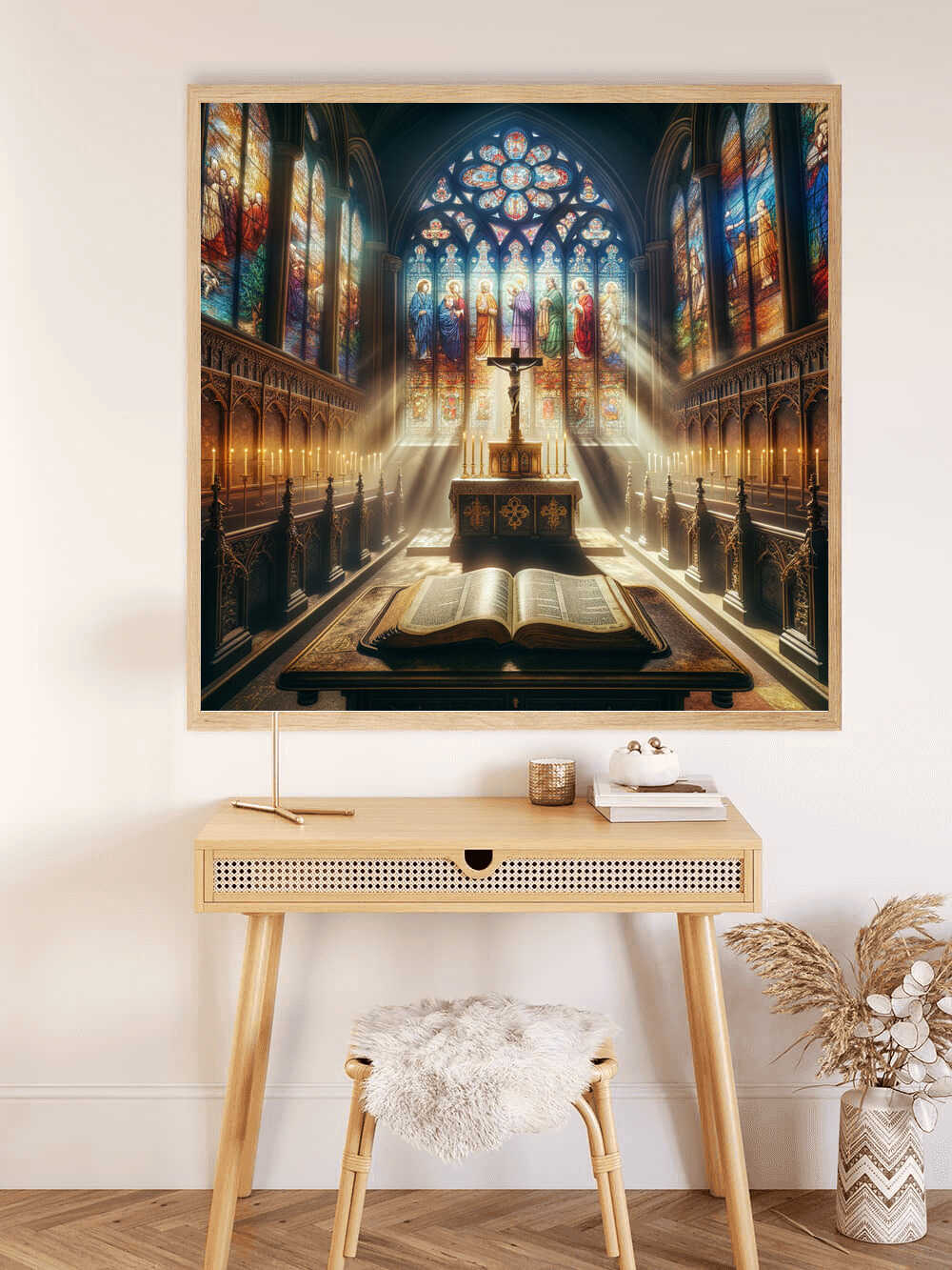 Diamond Painting - Erleuchtung im Heiligtum