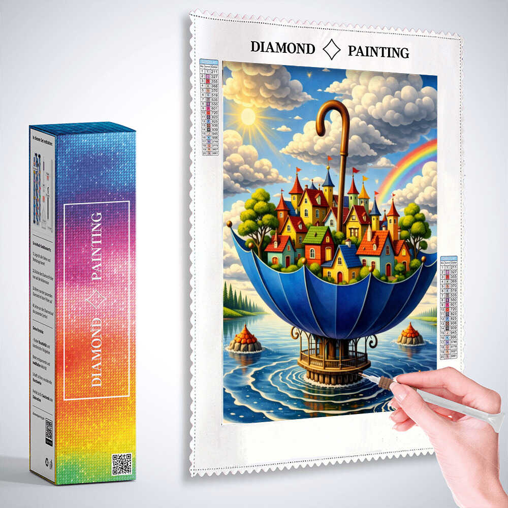 Diamond Painting - Das schwebende Wunderland