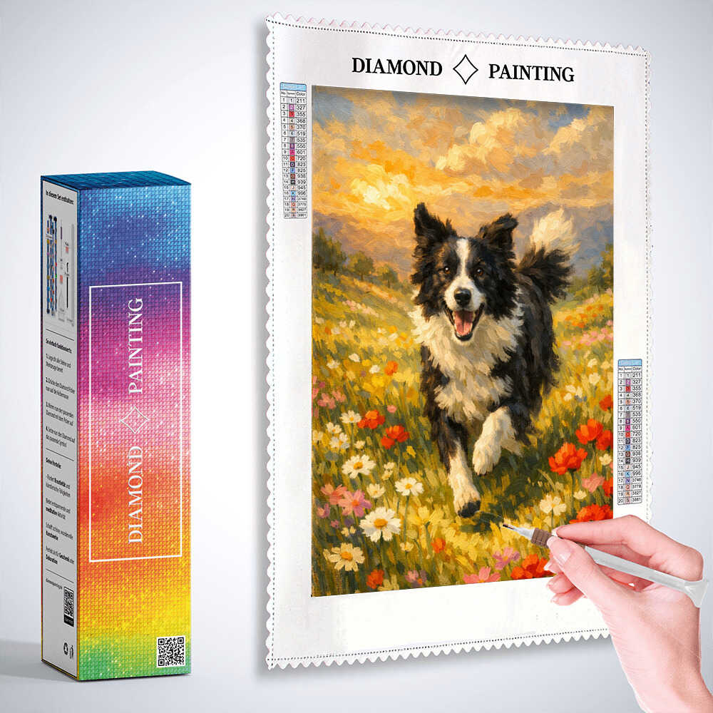 Diamond Painting - Glücksmoment im Abendlicht