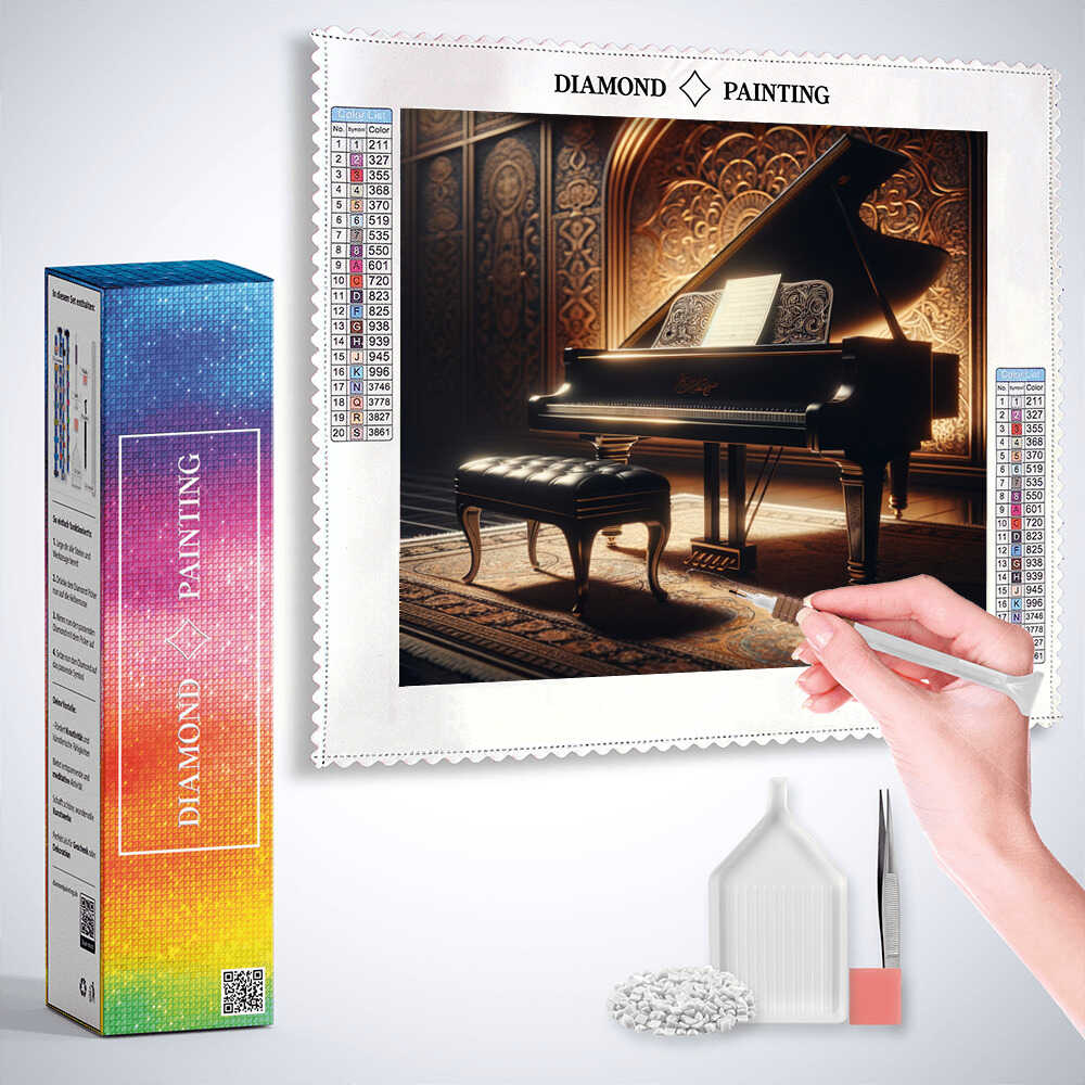Diamond Painting - Elegie in Schwarz