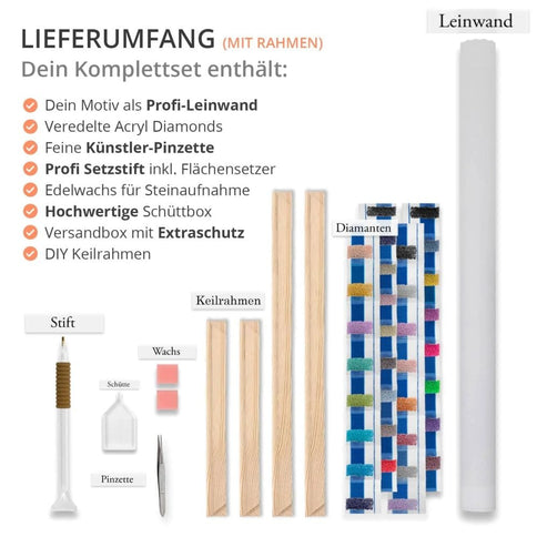 Diamond Painting - Sonnenzauber an der Mittelmeerküste