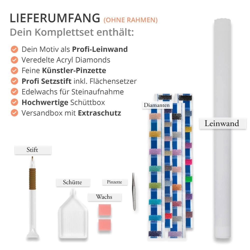 Diamond Painting - Sonnengeküsste Idylle
