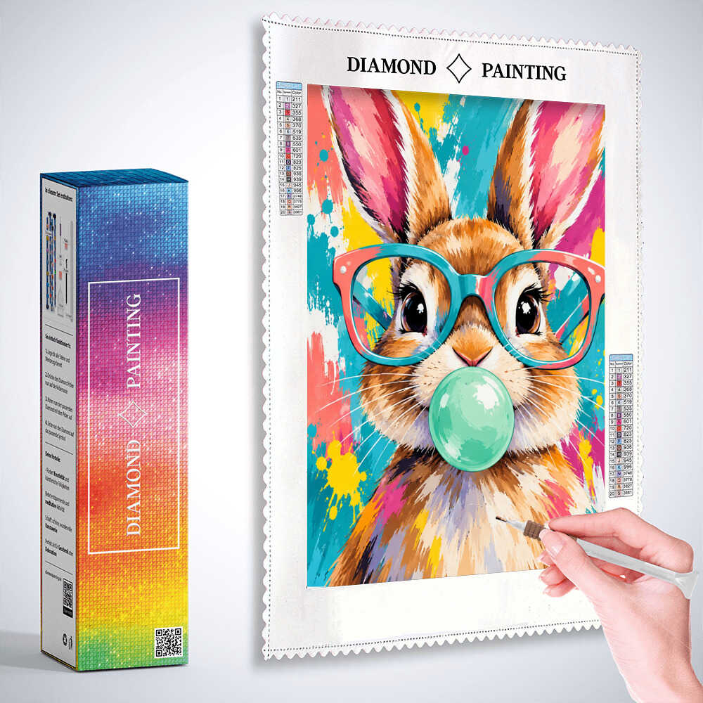 Diamond Painting - Farbenfroher Freigeist