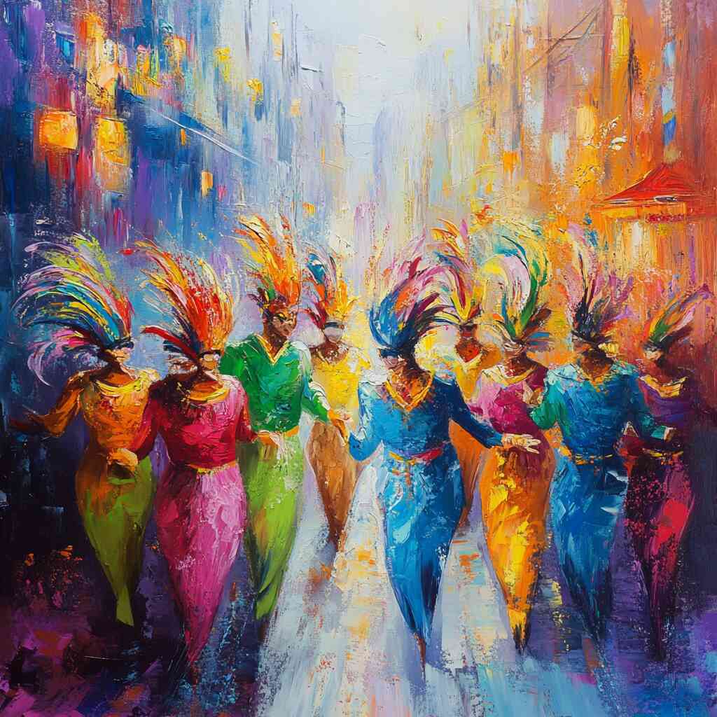 Diamond Painting - Tanz des Karnevals