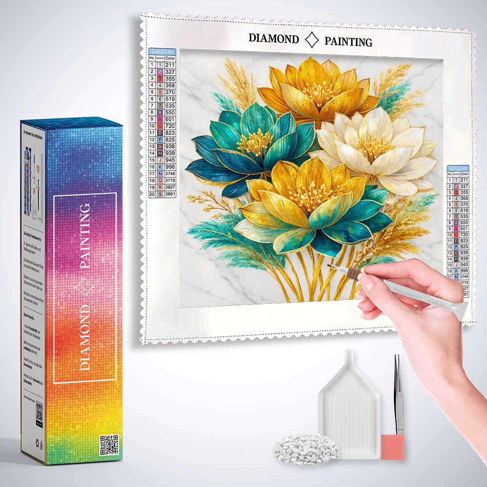 Diamond Painting - Goldene Harmonie
