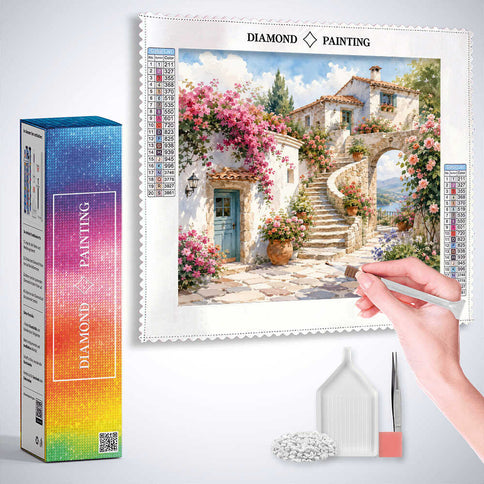 Diamond Painting - Mediterrane Blütenträume