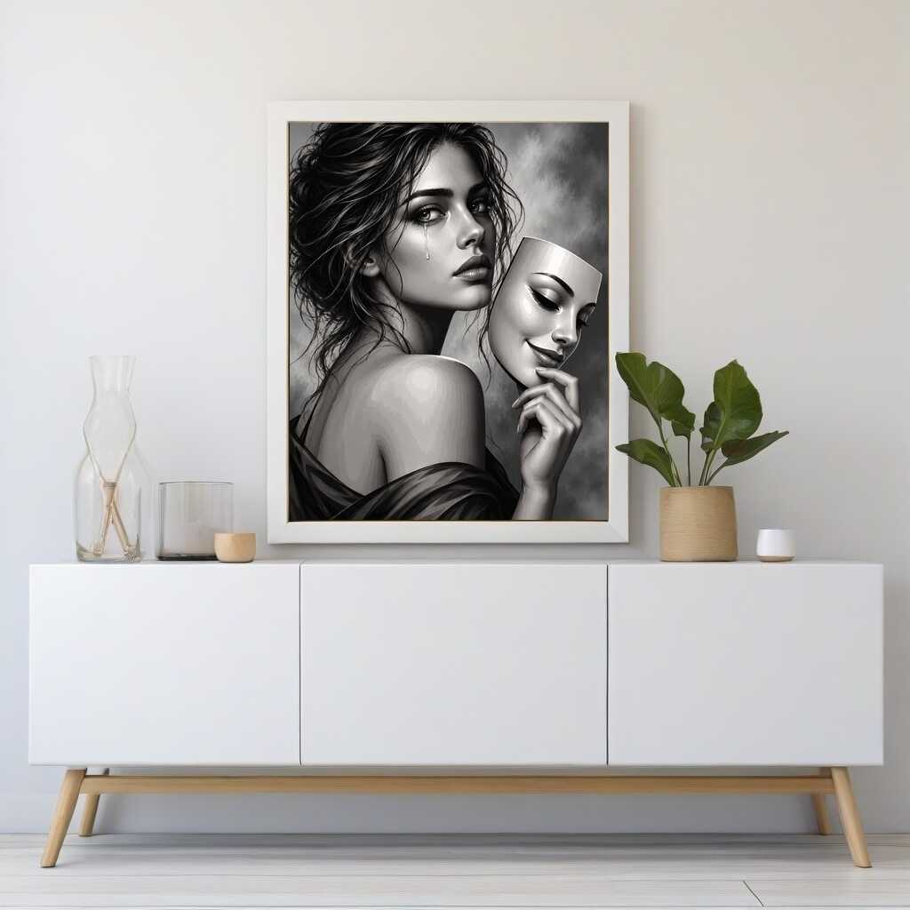 Diamond Painting - Maskenspiel der Gefühle