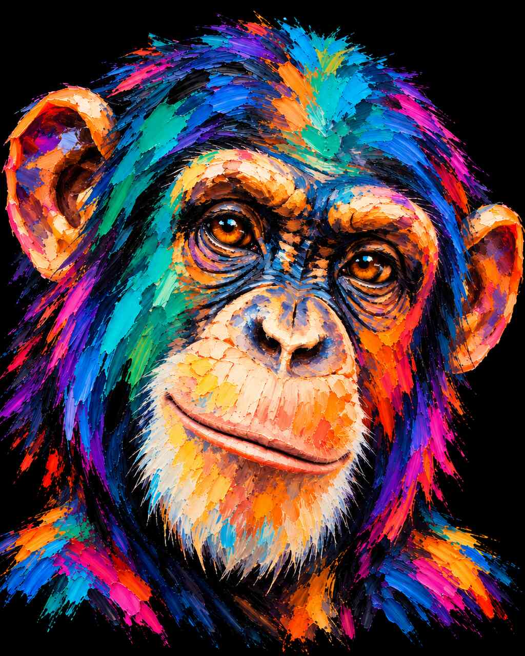 Diamond Painting - Farbenfrohe Weisheit