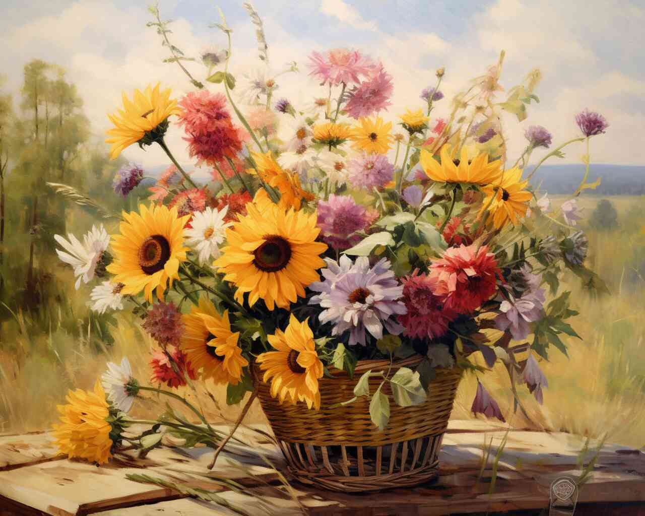 Diamond Painting - Sommertanz der Blumen