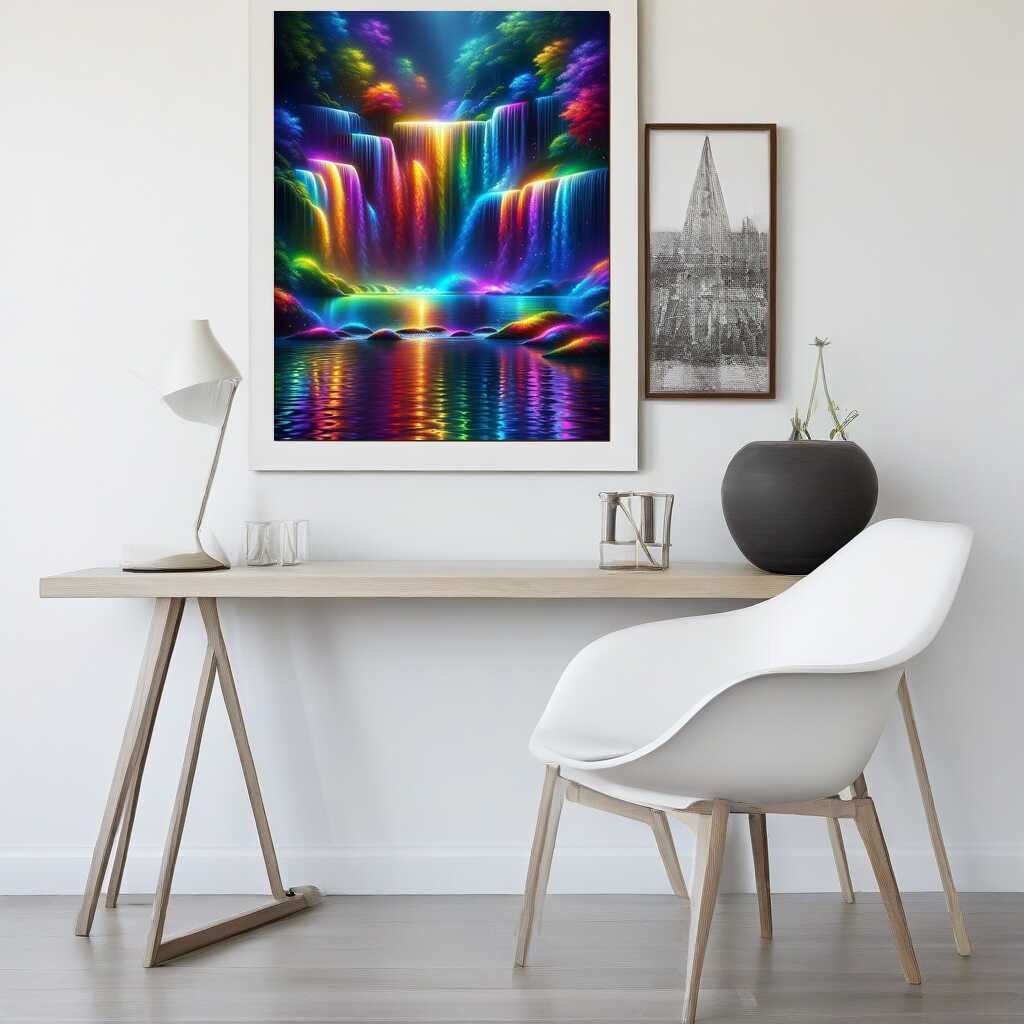 Diamond Painting - Regenbogen Wasserfall