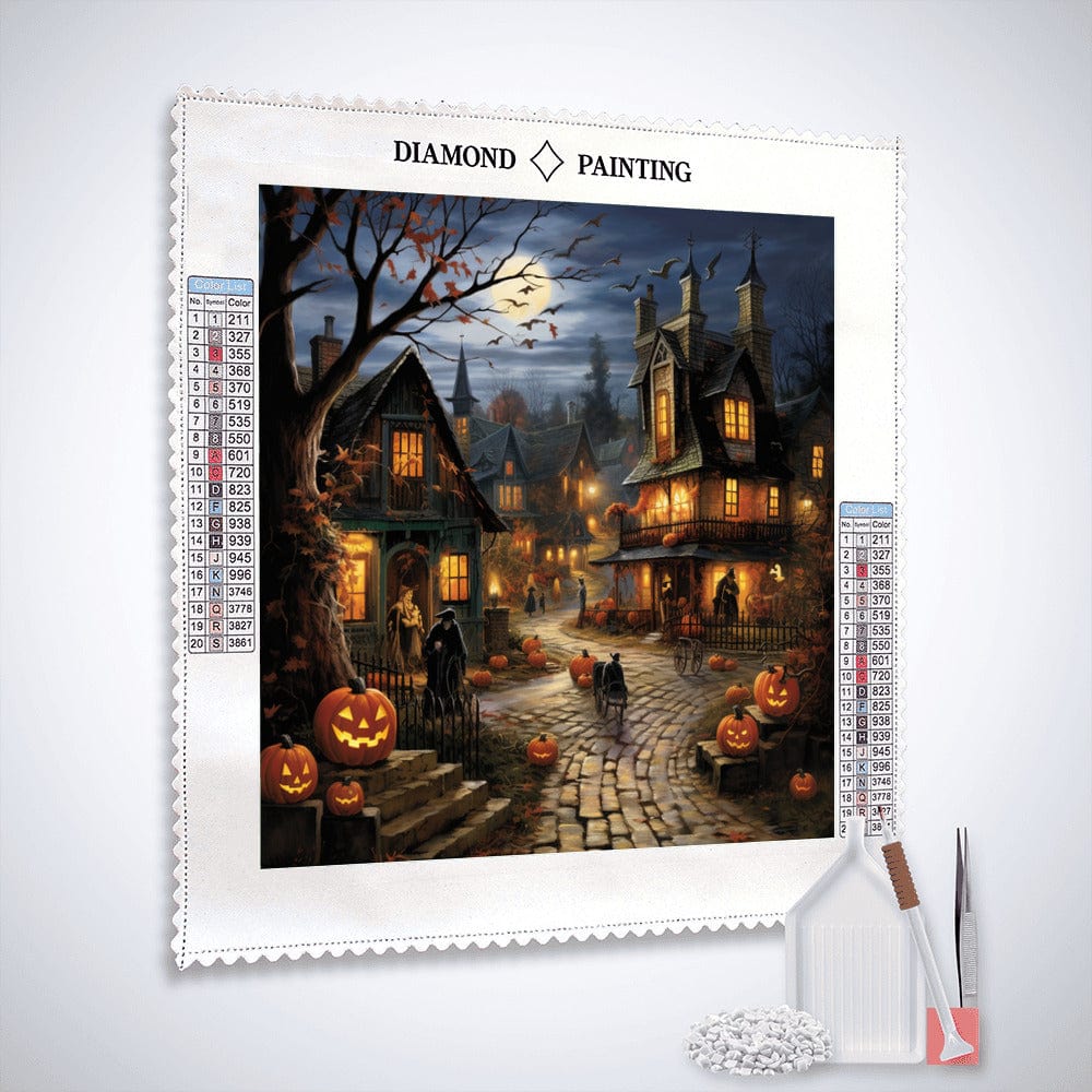 Diamond Painting - Halloween-Dorfgeheimnis