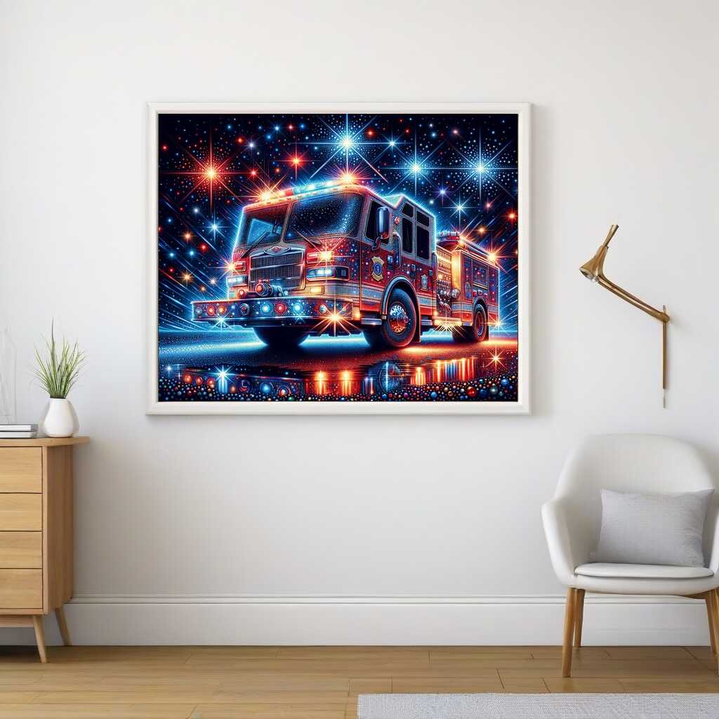 Diamond Painting - Feuerwehr