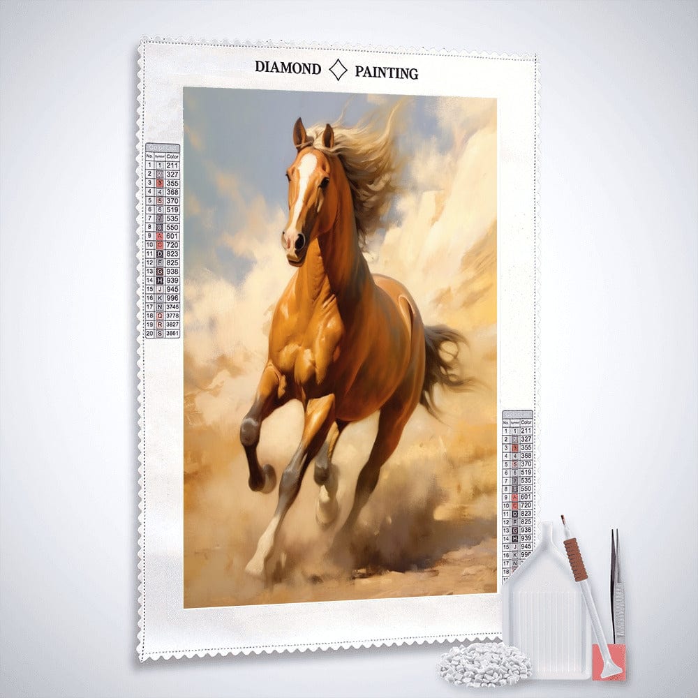 Diamond Painting -  Pferd im Galopp