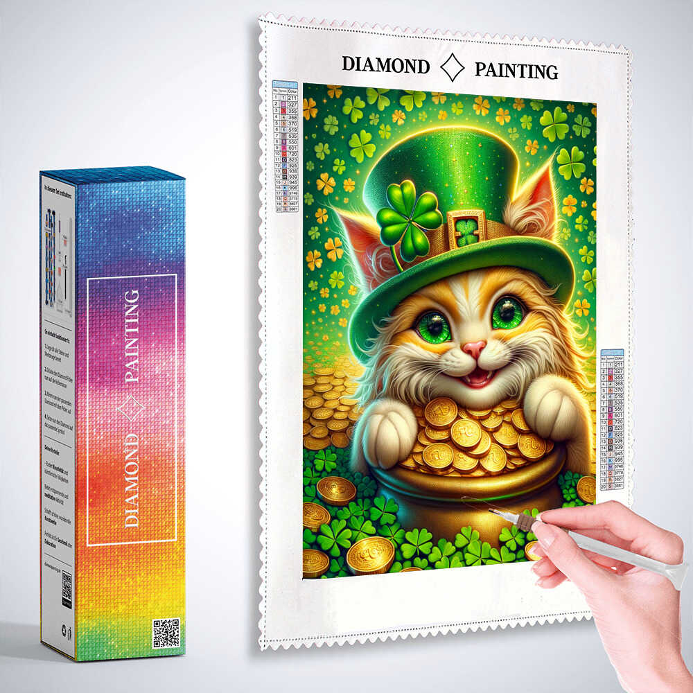 Diamond Painting - Leopard getarnt