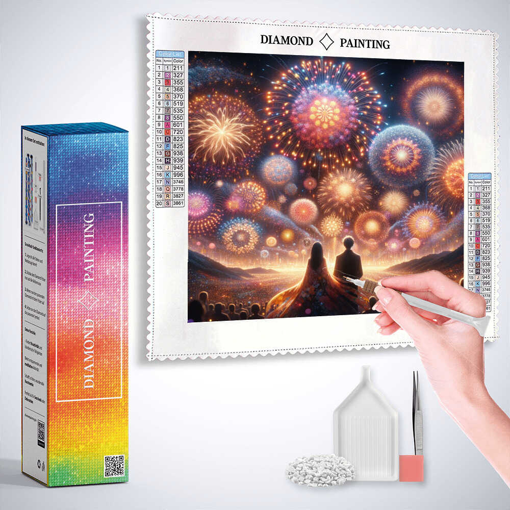 Diamond Painting - Feuerwerk der Gefühle