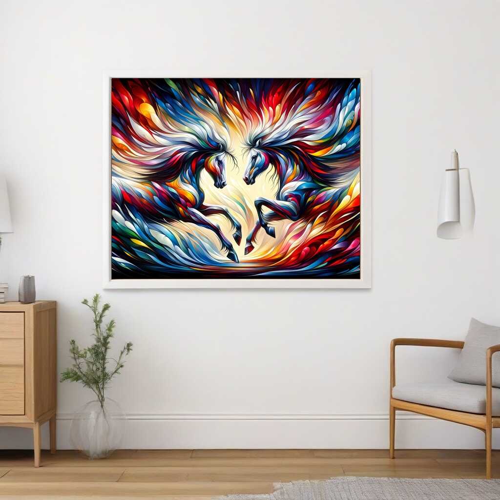 Diamond Painting - Pferde im Wind