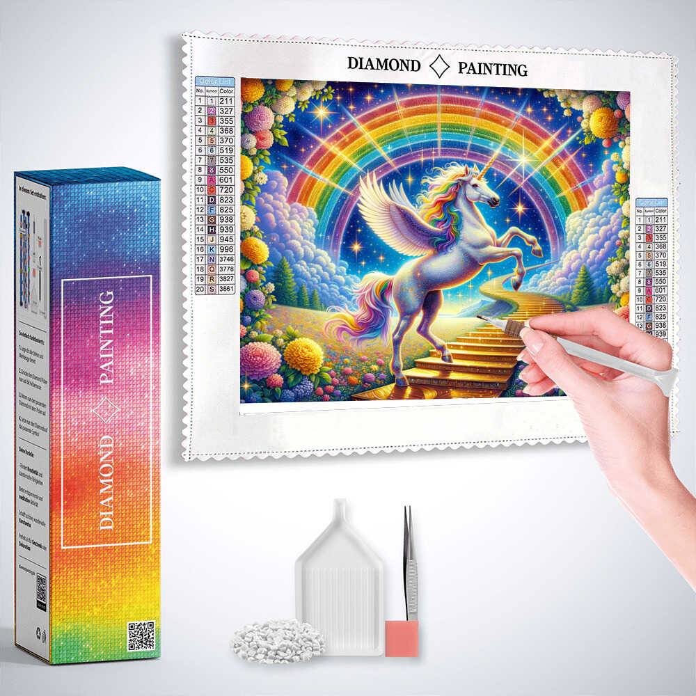 Diamond Painting - Bunte Katze
