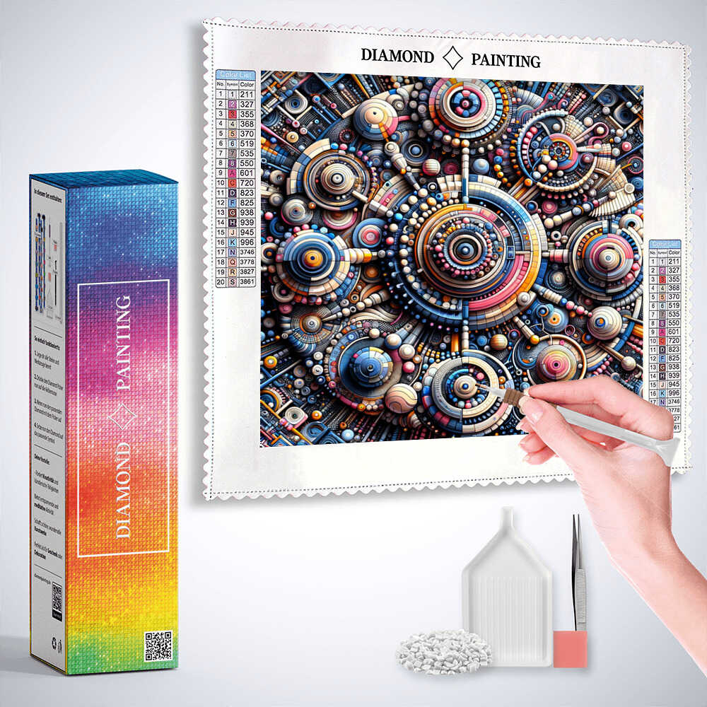 Diamond Painting - Kosmisches Kaleidoskop