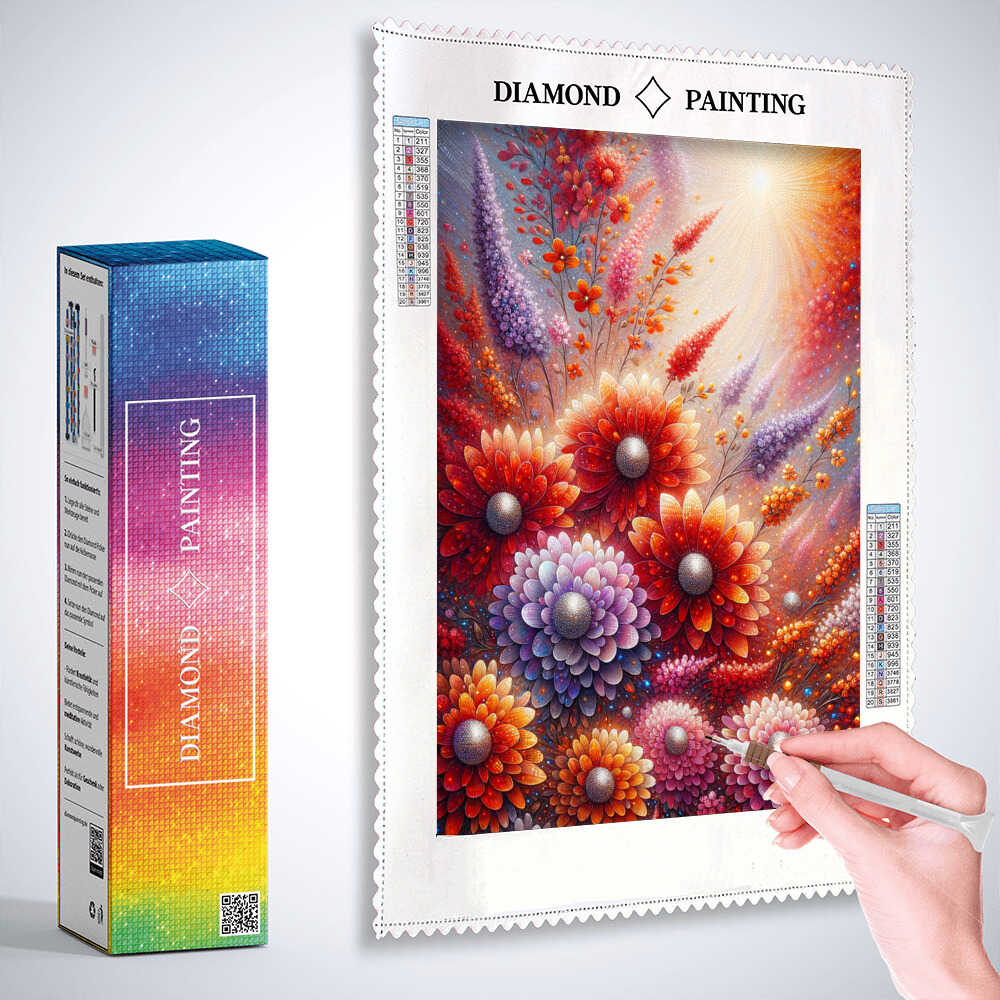 Diamond Painting - Blumenimpression