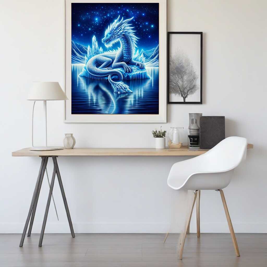 Diamond Painting - Eisdrache